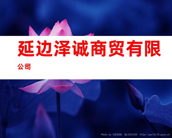延边泽诚商贸有限公司